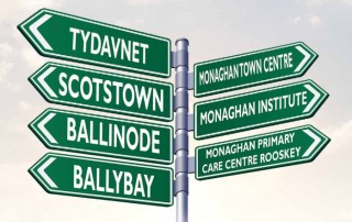 Local Link Monaghan Town Service Signpost Image