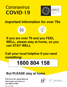 Covid 19 Helpline Monaghan Poster