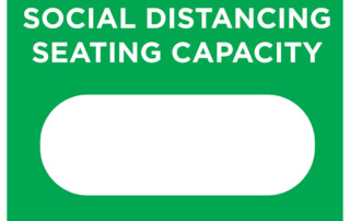 Social Distancing Seating poster