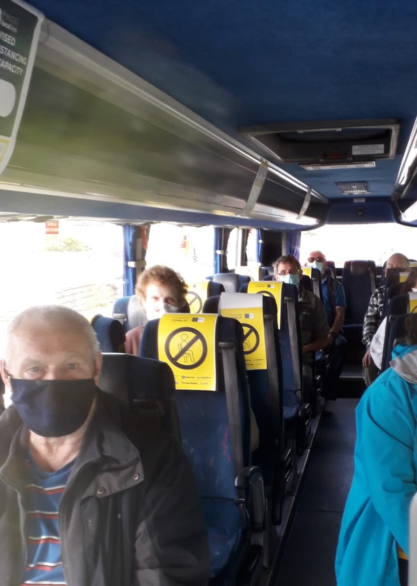 Local Link Passengers wearing their masks